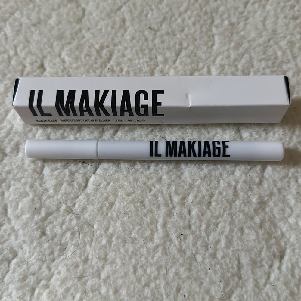 NIB | IL Makiage | Black Card Waterproof Liquid Eyeliner 1.5 ML/.05 FL OZ